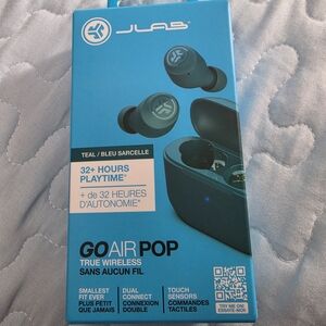 JLab Go Air Pop True Wireless Earbuds - Teal